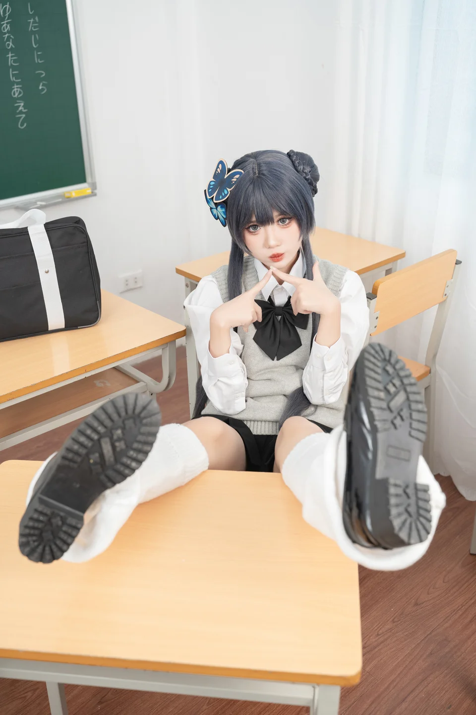 PoppaChan - Kisaki Student(妃咲)[134P,11V-345MB] tg@simisebaisi 【丝足阁】007.webp